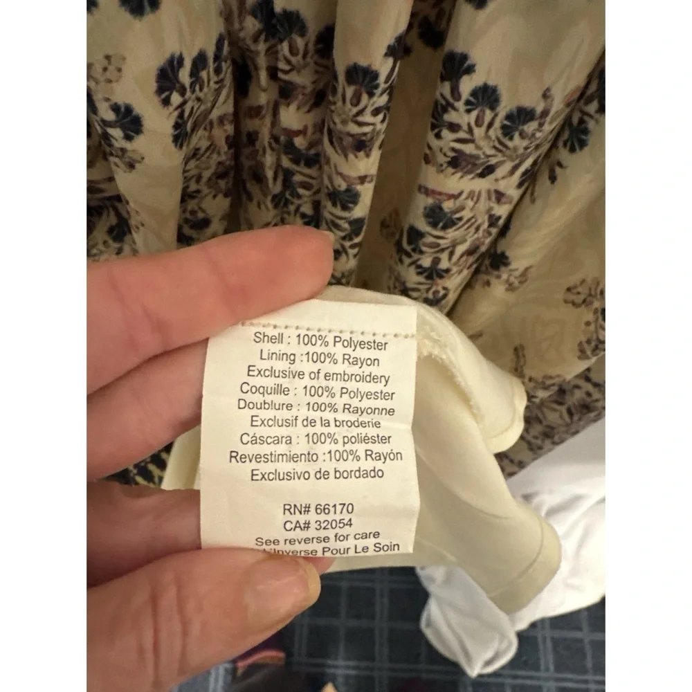 Bhanuni by Jyoti for Anthropologie Far Fields Embellished Midi Dress – Size 4